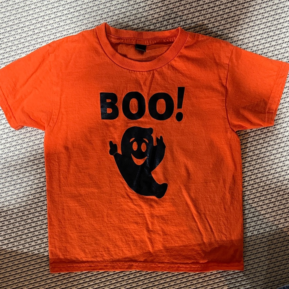 XS Halloween Orange Heavy Cotton T-Shirt
